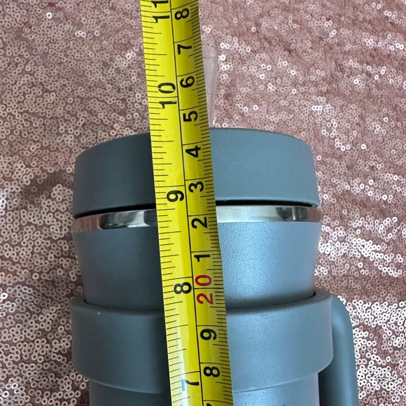 ThermoFlask 32oz Insulated Standard Straw Tumbler with Removable Handle Gray - Picture 2 of 2